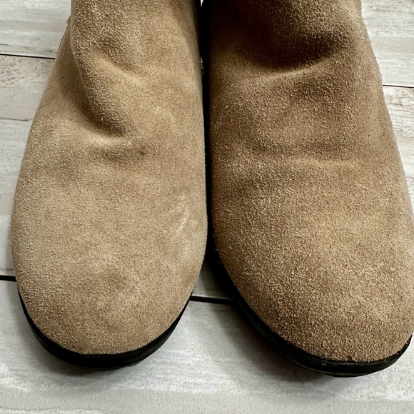 Ciao Women’s Sz 9 Suede Pull On Booties Shoes Boho Cozy Fall Winter Stanna Boots - Picture 13 of 15